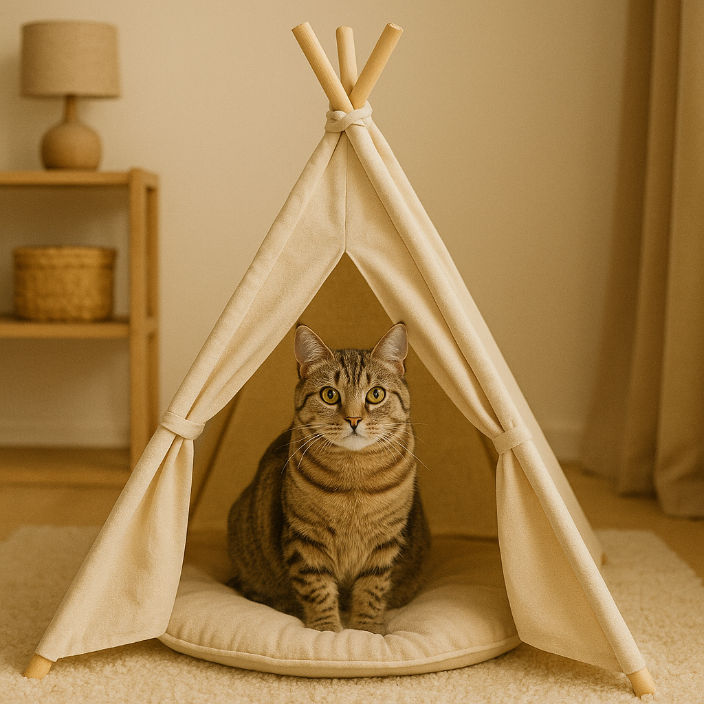 tipi intérieur pour chat