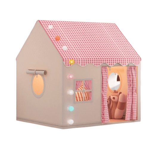 Tente Fille Maison Rose