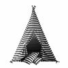 Tente Tipi Garcon Noir et Blanc