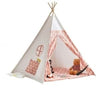 Tipi Fille Rose et Blanc
