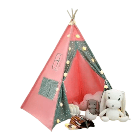 Tipi Fille Rose et Gris