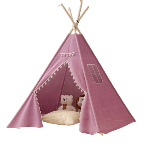 Tipi Fille Tissu Violet